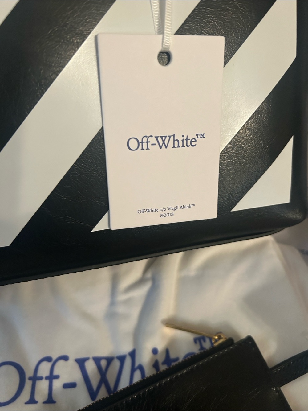 Two Piece!!!..Large Off White Virgil Abloh tote🥳🥳❌❌ - Picture 7 of 9